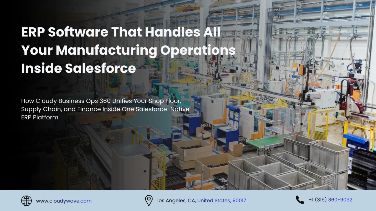 How to Manage Inventory with Cloud Business Operations 360: A Salesforce ERP Guide for Modern Enterprises